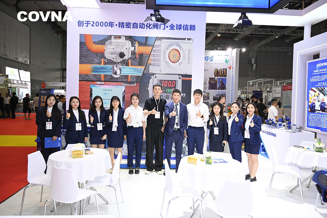科威纳COVNA携“远程智能云组态控制系统”亮相2025上海国际水展，赋能工业远程阀控新时代