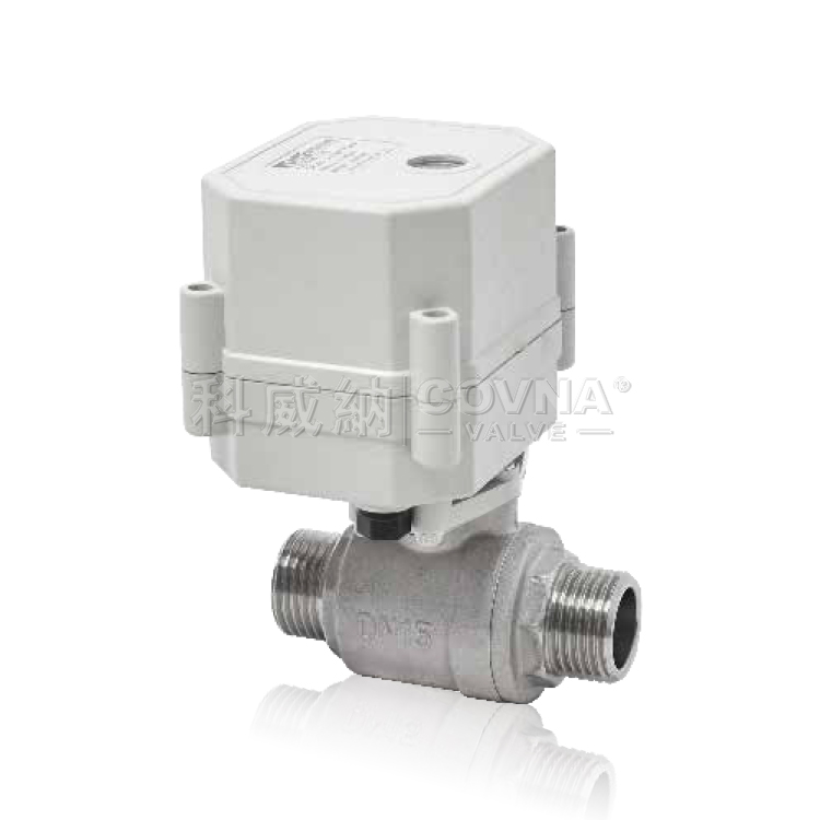 微型电动不锈钢外螺纹球阀_T15-S2-C系列
