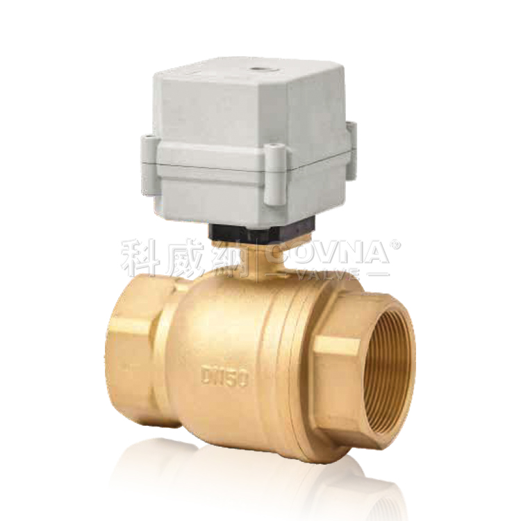 微型电动黄铜螺纹球阀_A100-T系列_A100-T50-B2-C